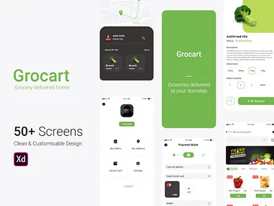 Grocart Grocery design grocery grocery app ios ios app design mobile app design ui ux
