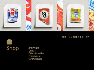 The Lunchbox Shop photoshop poster prints