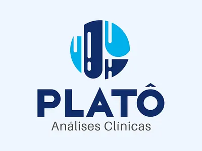 PLATO logo branding laboratory logodesign logodesigner uidesign