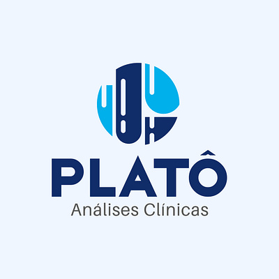 PLATO logo branding laboratory logodesign logodesigner uidesign