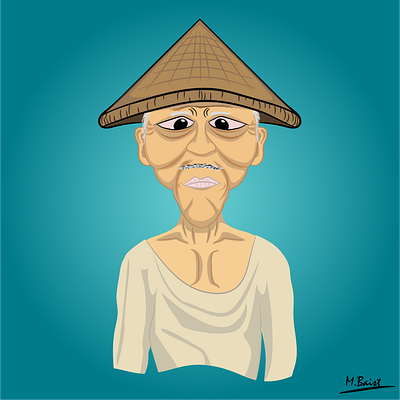 old man 2d art adobe illustrator character character design design game art illustration illustrator vector