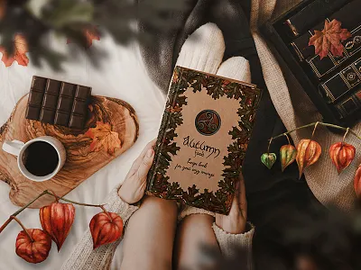 Samhain Recipe Book art autumn branding creative market halloween illustration mythology painting plants samhain traditional art watercolor witch style