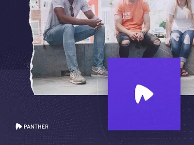 Mark branding design graphicdesign identity illustration layout logo minimal paper photo purple scout texture torn typography vector web