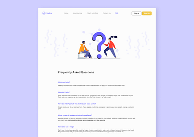 VoGro's FAQ PAge 2 branding design flat minimal ux ui web website