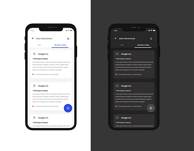 Jobs & Business Listing App android app app design application dailui design ios ios app ios app design ui uid ux uxui web