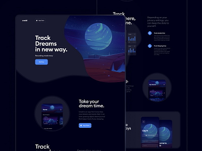 Credd - Landing page for app app design graphic design landing ui ux