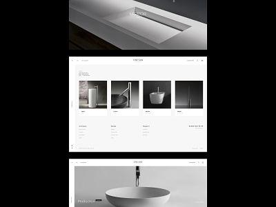 Onesan design desktop ecommerce minimalism mobile ui ux web webdesign website