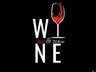 Wine red&white app branding design graphicdesigners graphicdesigns illustration logo typography