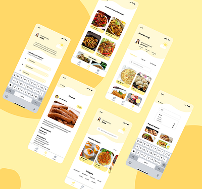 MasakPedia App app app design application food app mobile app mobile app design mobile ui ui ui ux uidesign uiux uiuxdesign ux design