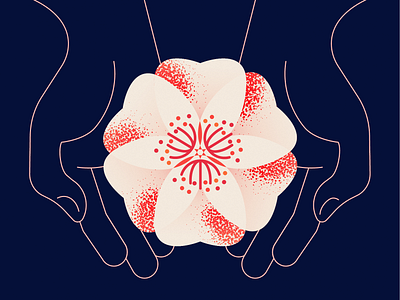 Petals 2d adobe illustrator flower hand illustration illustrator line line art linework petal vector vector illustration