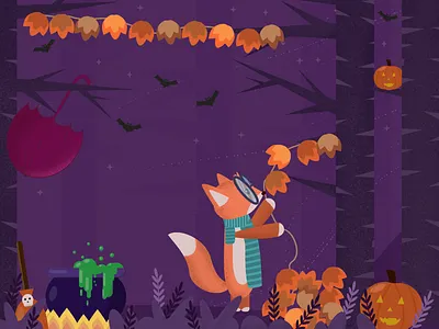 Decorating for Halloween halloween halloween decorations halloween illustration illustration vector artwork vector drawing vector illustration l