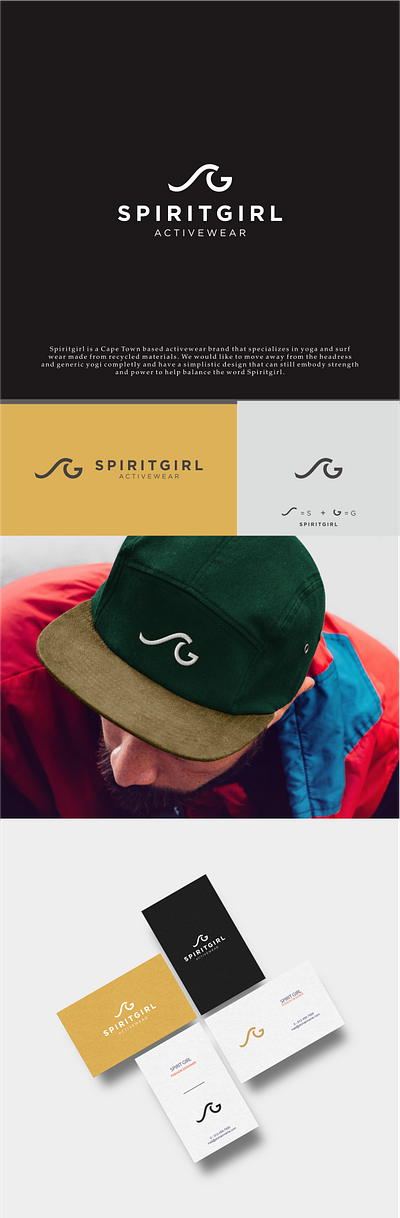 activewear branding design logo