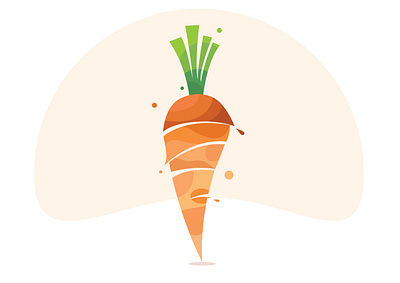 🥕🥕 CARROT 🥕🥕 branding carrot carrot design carrot illustration carrot logo creative design design flat illustration illustration art logo logo design vector vegetable vector