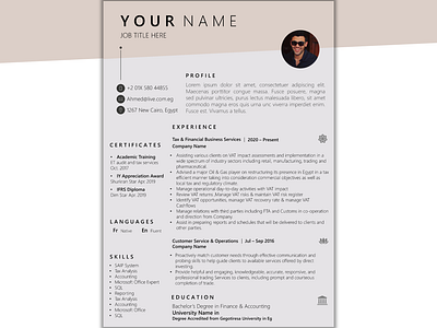 CV Resume Template cv design cv resume cv template powerpoint powerpoint design powerpoint presentation