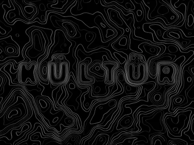 Curl Noise Title 3d art title title design typography