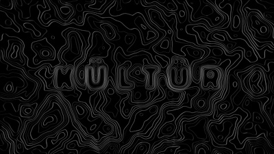 Curl Noise Title 3d art title title design typography