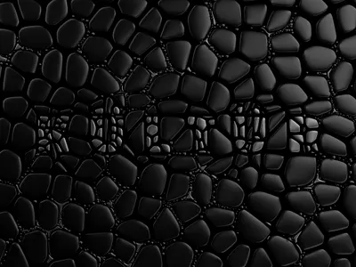 Voronoi Title 3d branding identity title title design typography