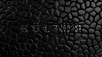 Voronoi Title 3d branding identity title title design typography