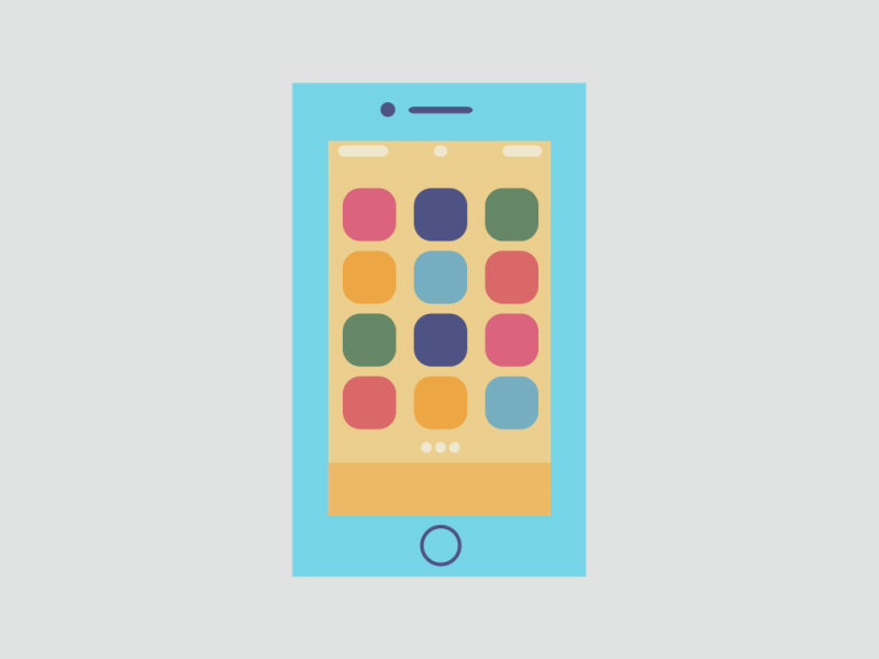 Spinning Phone adobeaftereffects animation cell phone animation cellphone design phone display vector