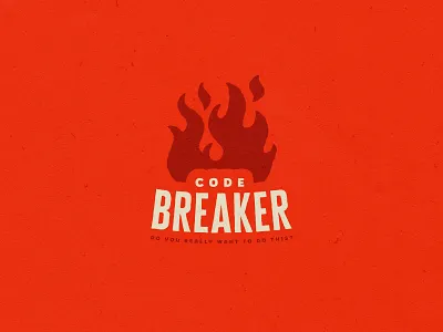 Code Breaker Design brand element brand identity branding food brand hot chicken lockup sticker type art