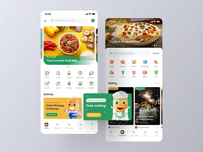 Gourmet Project 2 gourmet mobile ui ui 动画 向量 品牌 图标 应用 插图 设计