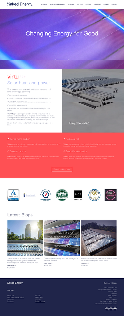 Naked Energy | Squarespace Web design css design html javascript squarespace web design