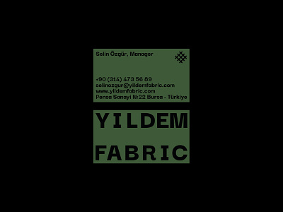 Yıldem Fabric brand branding branding and identity branding design design designer logo logo design logotype