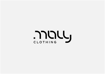 MOLLY design logo minimal typography