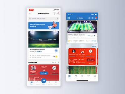 Ole app redesign brand figma football app redsign ui ui design user interface uxdesign