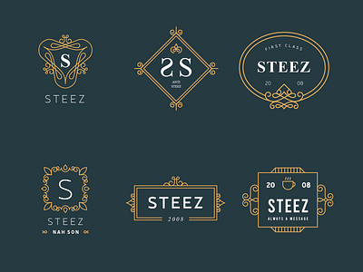 Logo Concept branding concept design flat logo typography vector