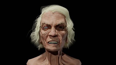 old female 3d artist alien blender branding character design full illustration logo sculpt speed sketch ui vector