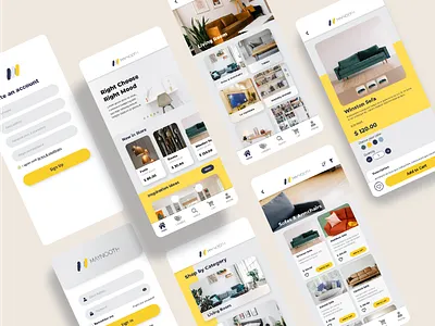 Maynooth Furniture Mobile App Design clean ui furniture furniture app furniture store inspiration inspiration design maynooth mobile app mobile ui sleekdesign ui ui ux uidesign ux