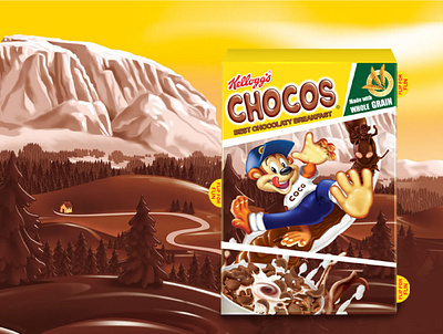 Kellogg's Chocos | Special edition packaging design