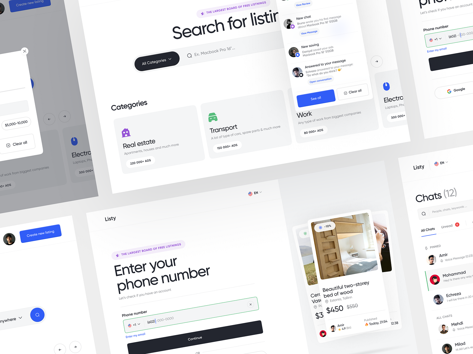 Listy Web Platform | Light ☀️ by Ali for Ace Desgin Agency on Dribbble