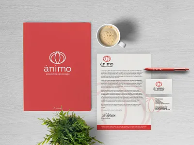 Ânimo - Visual Identity branding logo logodesign naming psychiatry psychology visualdesign visualidentity