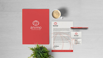 Ânimo - Visual Identity branding logo logodesign naming psychiatry psychology visualdesign visualidentity