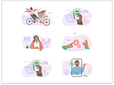 TurboTax Live Full Service Spot Illustration & Animations app branding design graphic design illustration logo ui ux vector