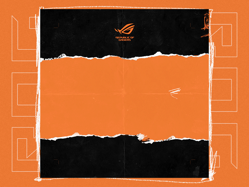 ROG social media post design motion social media