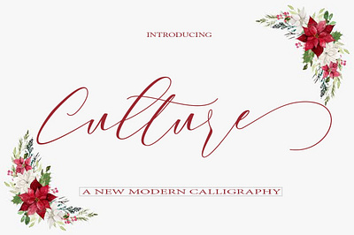 Culture Scripts callagraphy elegan fontcalligraphy fontscript freebies sellfonts