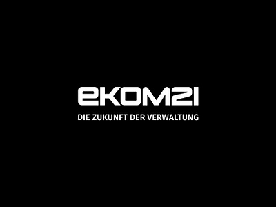 ekom21 — KGRZ Hessen branding design logo print typography vector website