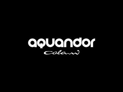 Aquandor by Prof. Luigi Colani branding design logo minimal naming print typography