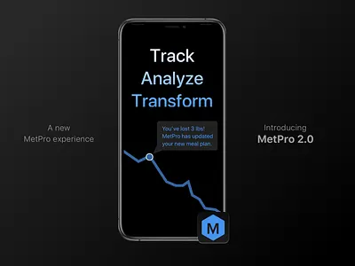 MetPro 2.0 app design fitness iphone nutrition react native ui ux