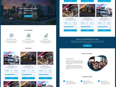 Investment website design - Web design for business business business logo business website design investment investment site investment web ui ui design ux ux ui ux design webdesign