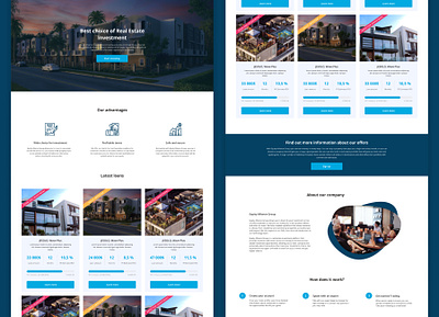 Investment website design - Web design for business business business logo business website design investment investment site investment web ui ui design ux ux ui ux design webdesign