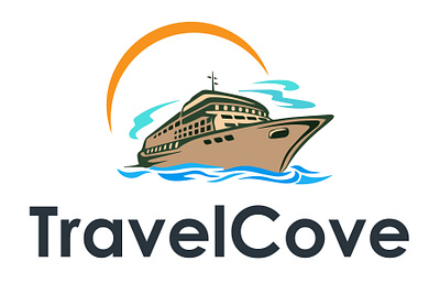 TravelCove logo logo design logos