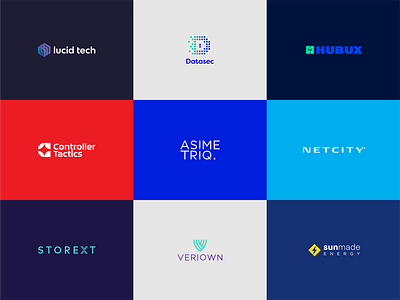 Logofolio Tech design identity design logo
