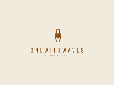 Onewithwaves Logos apparel logo branding logo design logo designer onewithwaves