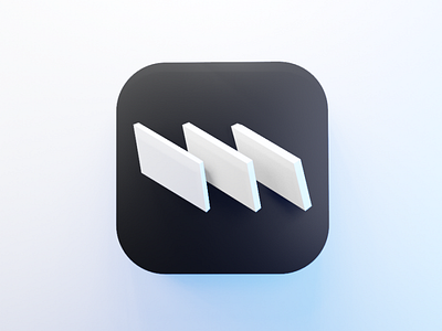 Mono Icon 3d app icon appicon dailyui design figma icon illustration mono ui zuriks