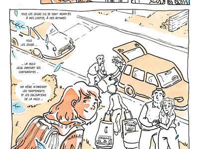 Vivre en chute libre - Planche BD auteur bd bd illustration vivre en chute libre