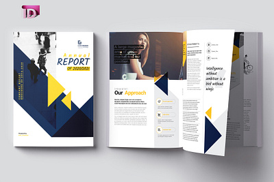 angle Annual Report annual report annual report brochure booklet brand branding brochure business corporate indesign layout template